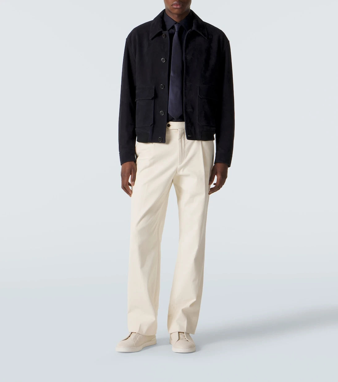Zegna - قميص من مزيج القطن