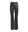 Paco Rabanne Black Leather Trousers