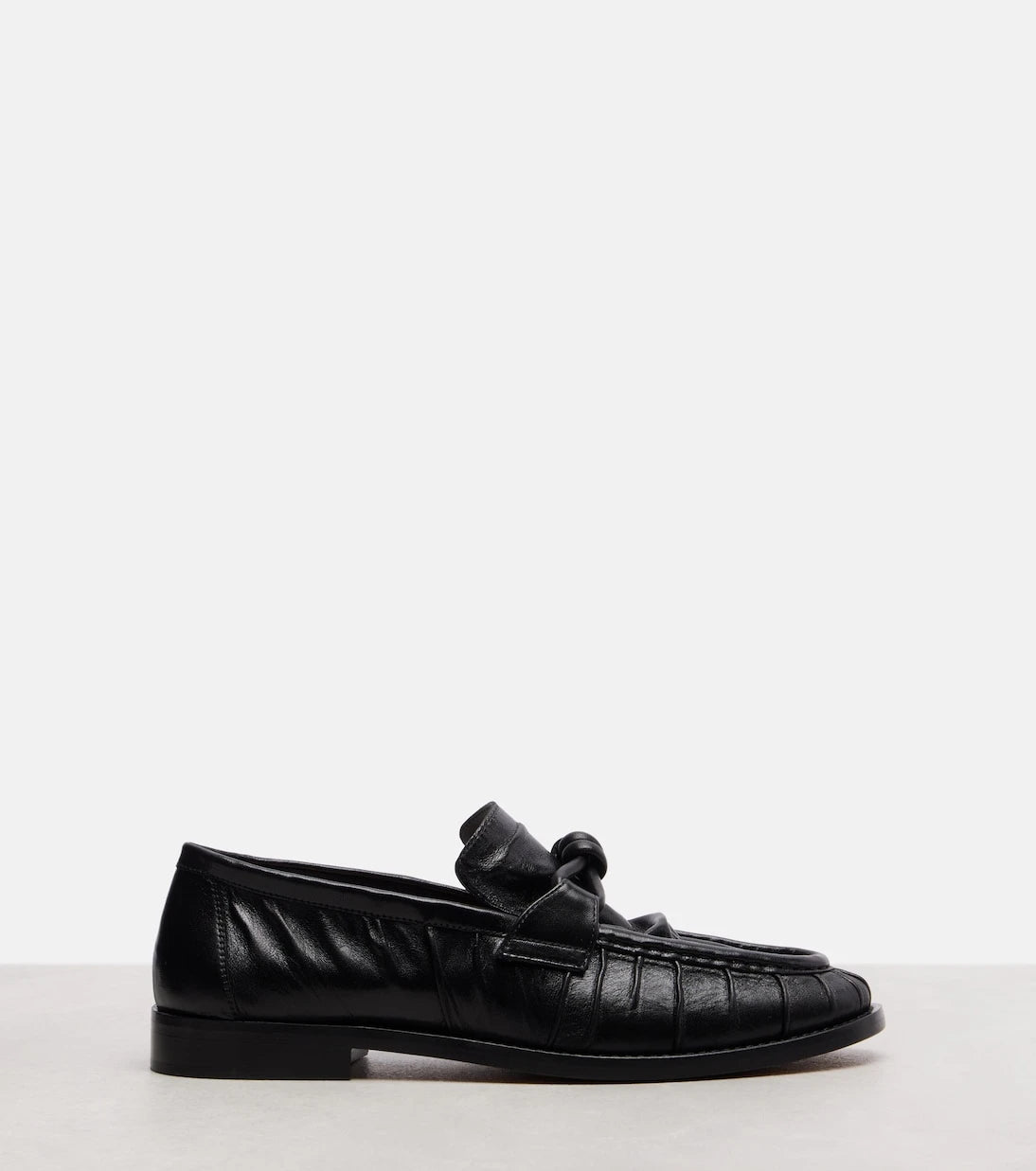 Bottega Veneta - Astaire Knot leather loafers