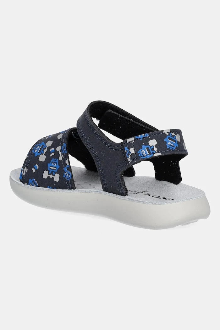 Детски сандали от кожа Geox SANDAL LIGHTFLOPPY