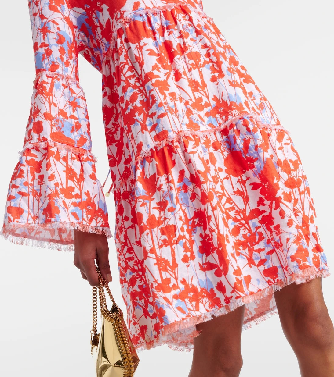 Heidi Klein - Deia floral linen kaftan