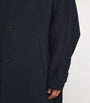 System Navy Wool-Alpaca Overcoat