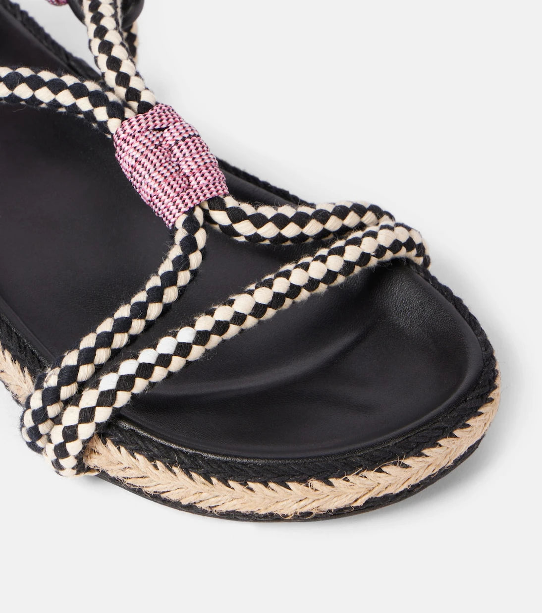 Isabel Marant - Waltee deri espadril sandaletler