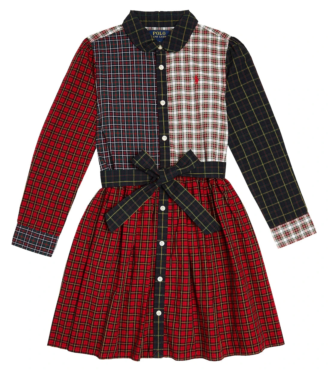 Polo Ralph Lauren Kids - Junia checked cotton dress