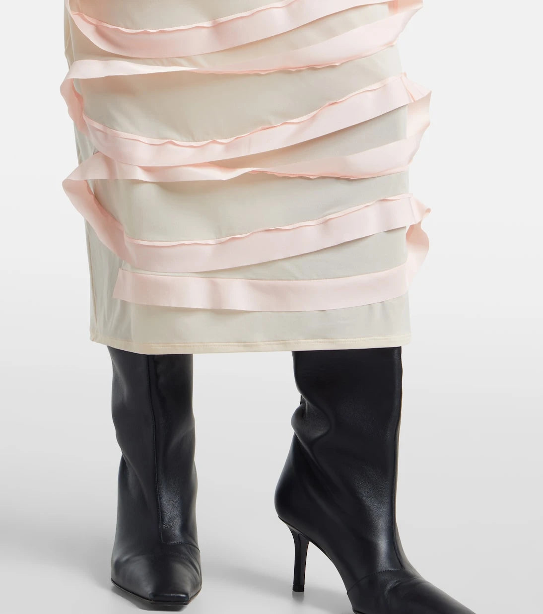 Acne Studios - Ribbon-detail midi dress