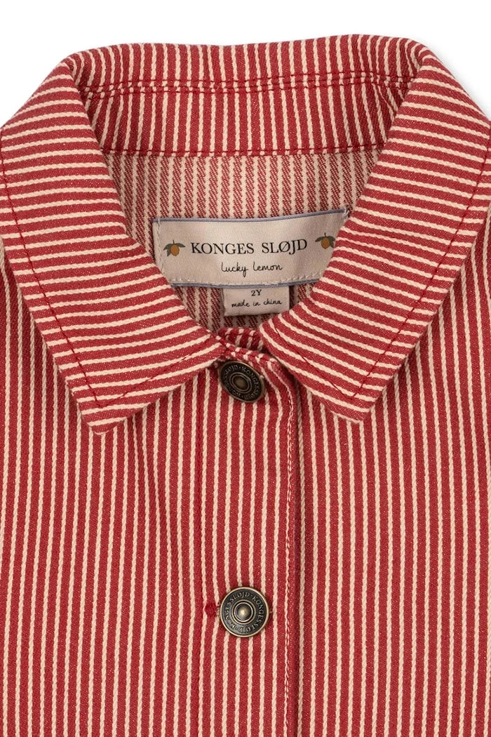 Детско памучно яке Konges Sløjd LUC SHIRT JACKET GOTS
