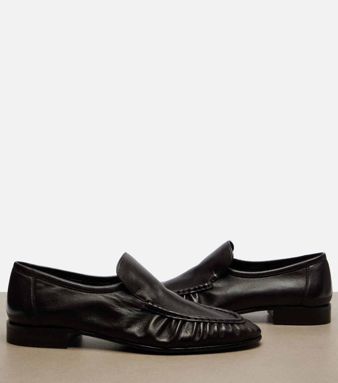 The Row - Soft leather loafers