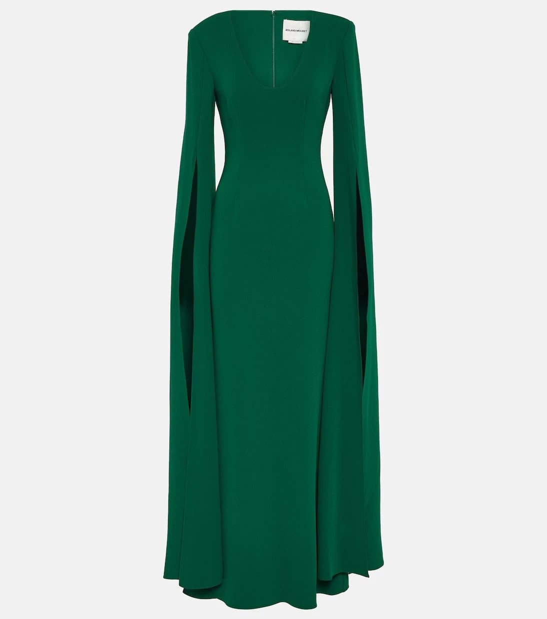 Roland Mouret - Cape-sleeve cady gown