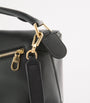 LOEWE Black Small Leather Featherlight Puzzle Top-Handle Bag