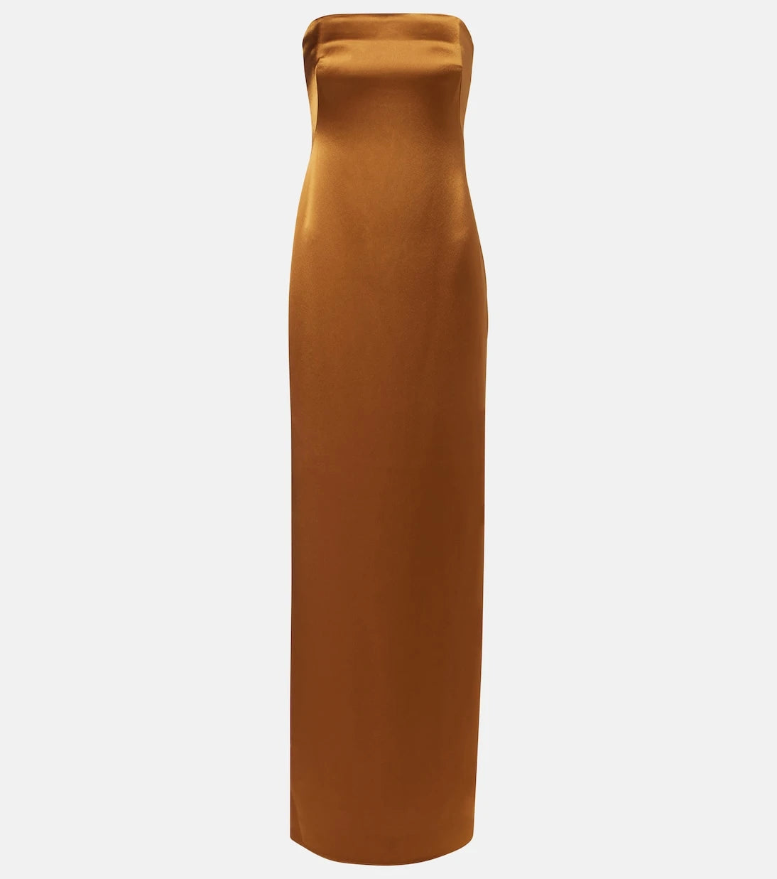 Galvan - Satin bustier gown