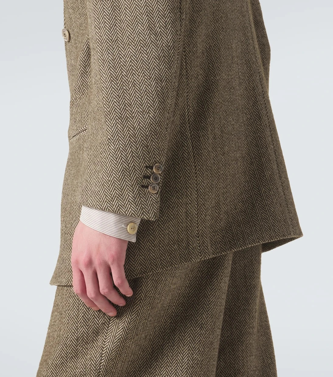 Giorgio Armani - Archivio cotton and wool-blend blazer