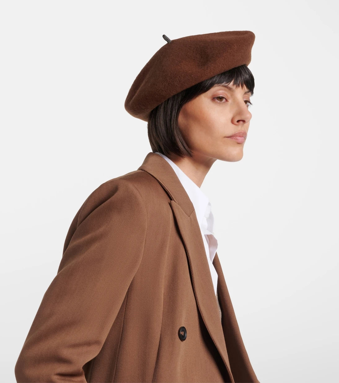 Brunello Cucinelli - Monili wool beret