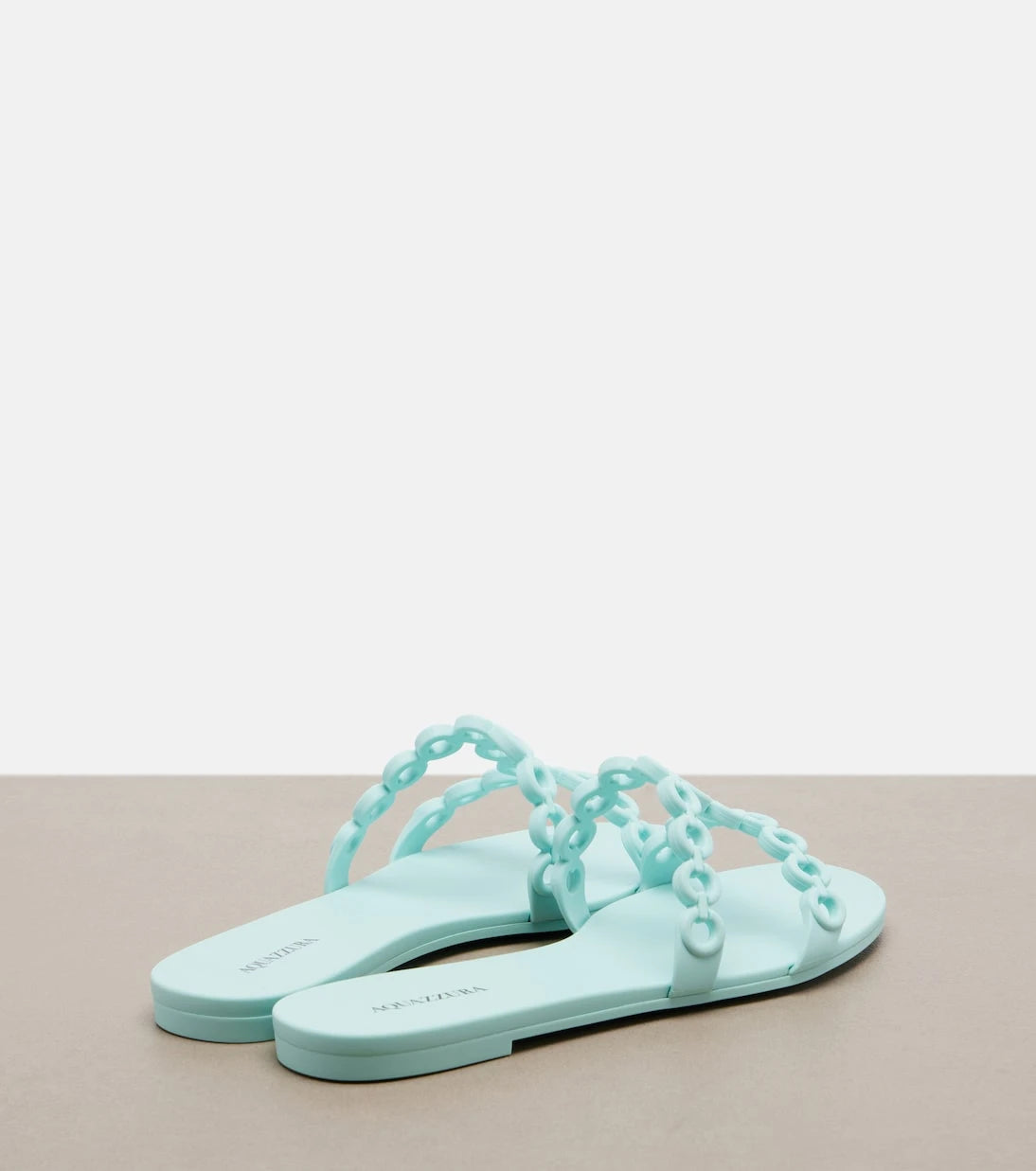 Aquazzura - Infinity Chain Jelly slides