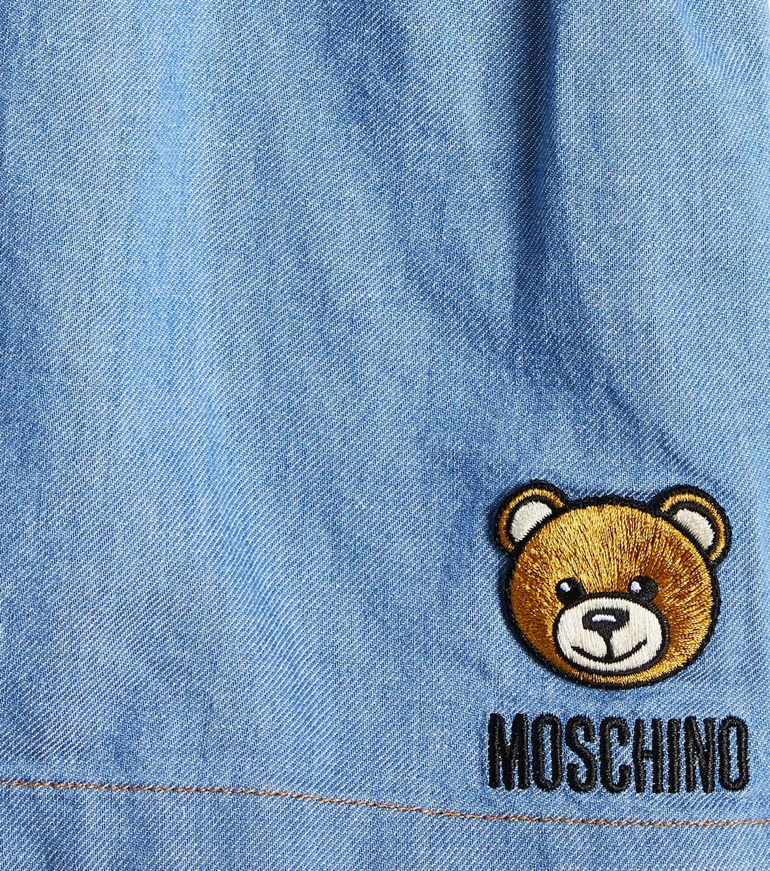 Moschino Kids - أفرول جينز مطرز