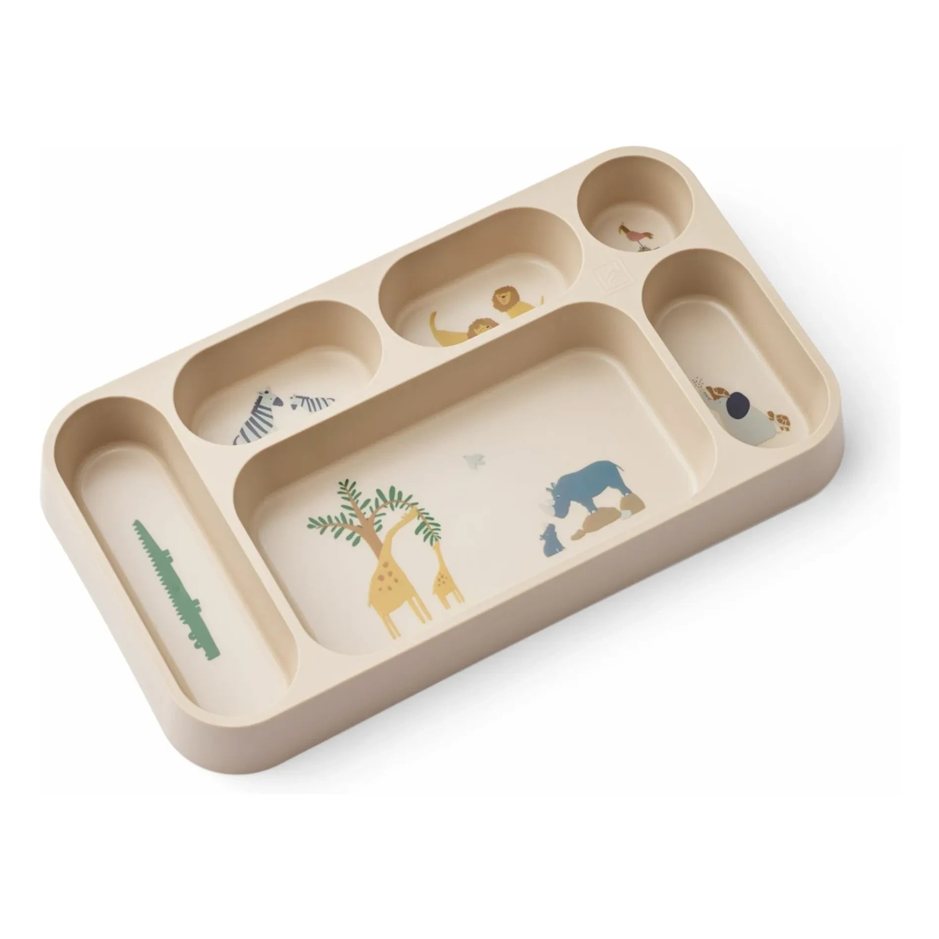 Liewood - Mosu compartmentalized plate | All together/Sandy