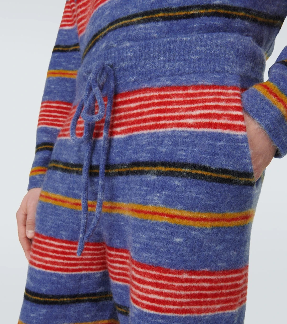 The Elder Statesman - Jasper striped cashmere-blend pants