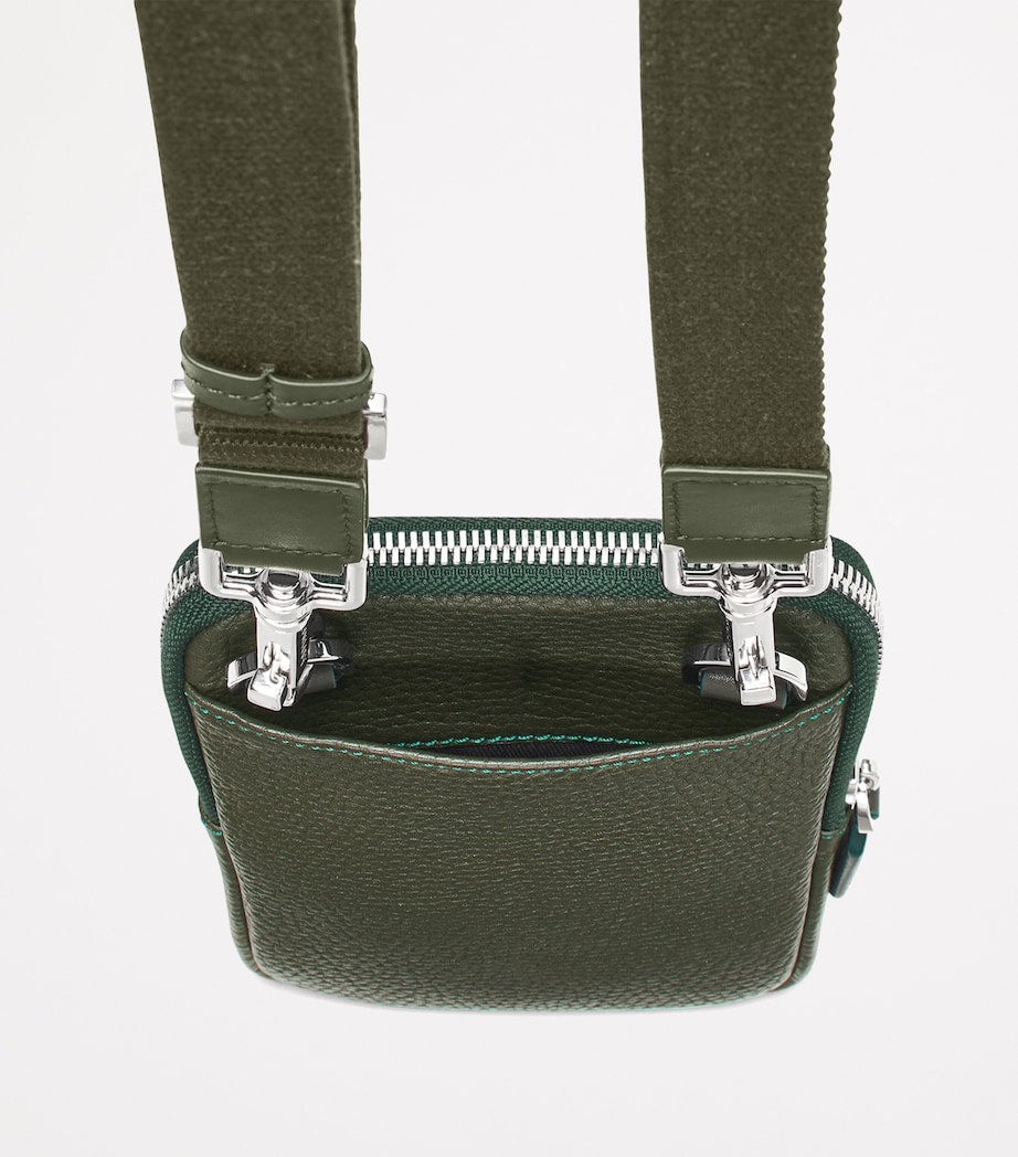 Aspinal Of London Leather Reporter Crossbody Phone Pouch