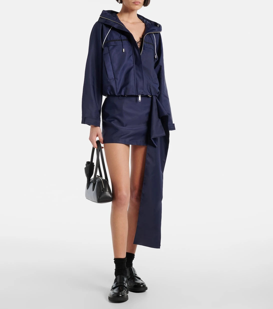 Self-Portrait - Draped miniskirt