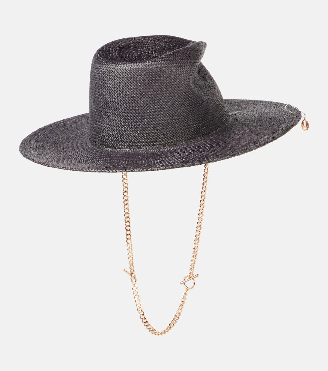 Ruslan Baginskiy - Logo chain-detail straw fedora