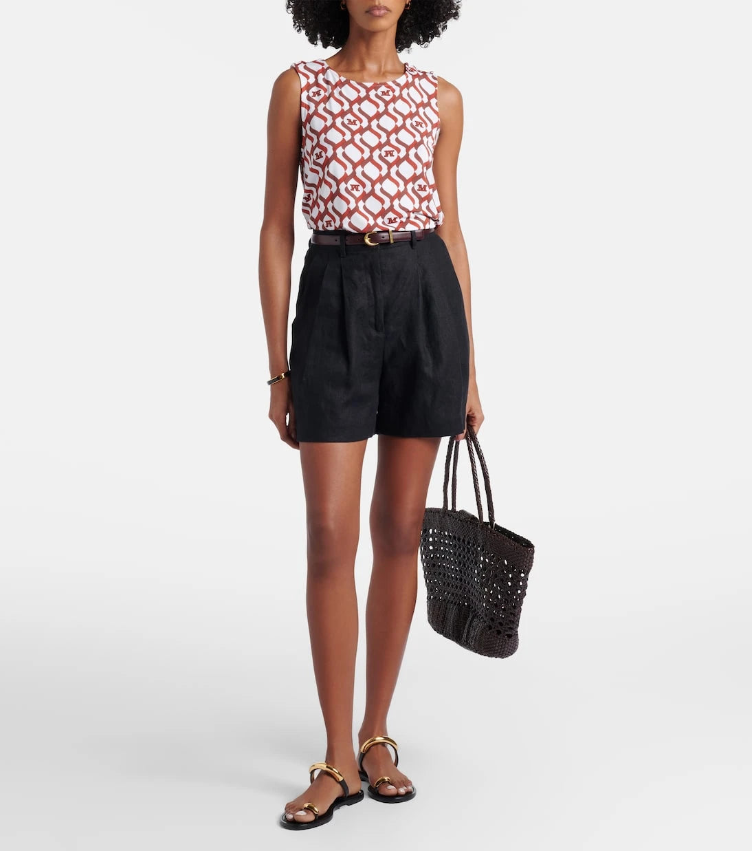 Max Mara - Pelota printed top