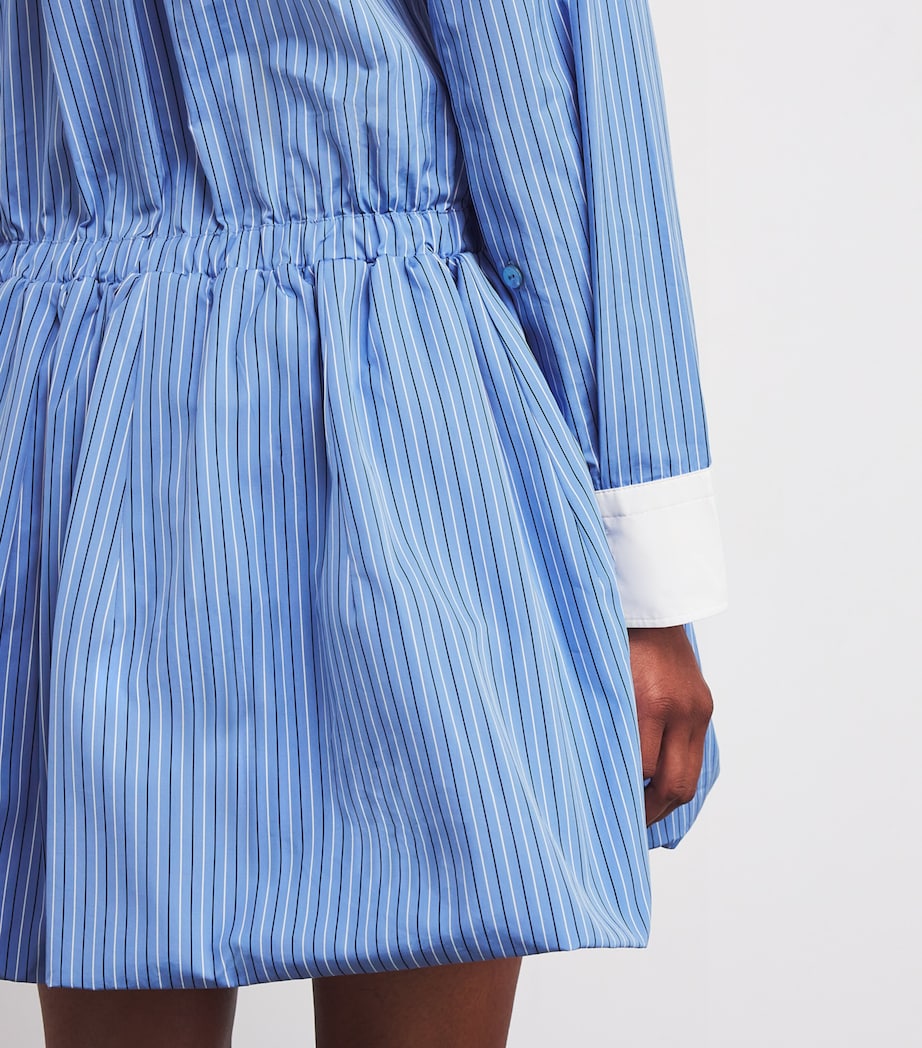 Patou Blue Bloomer Mini Dress