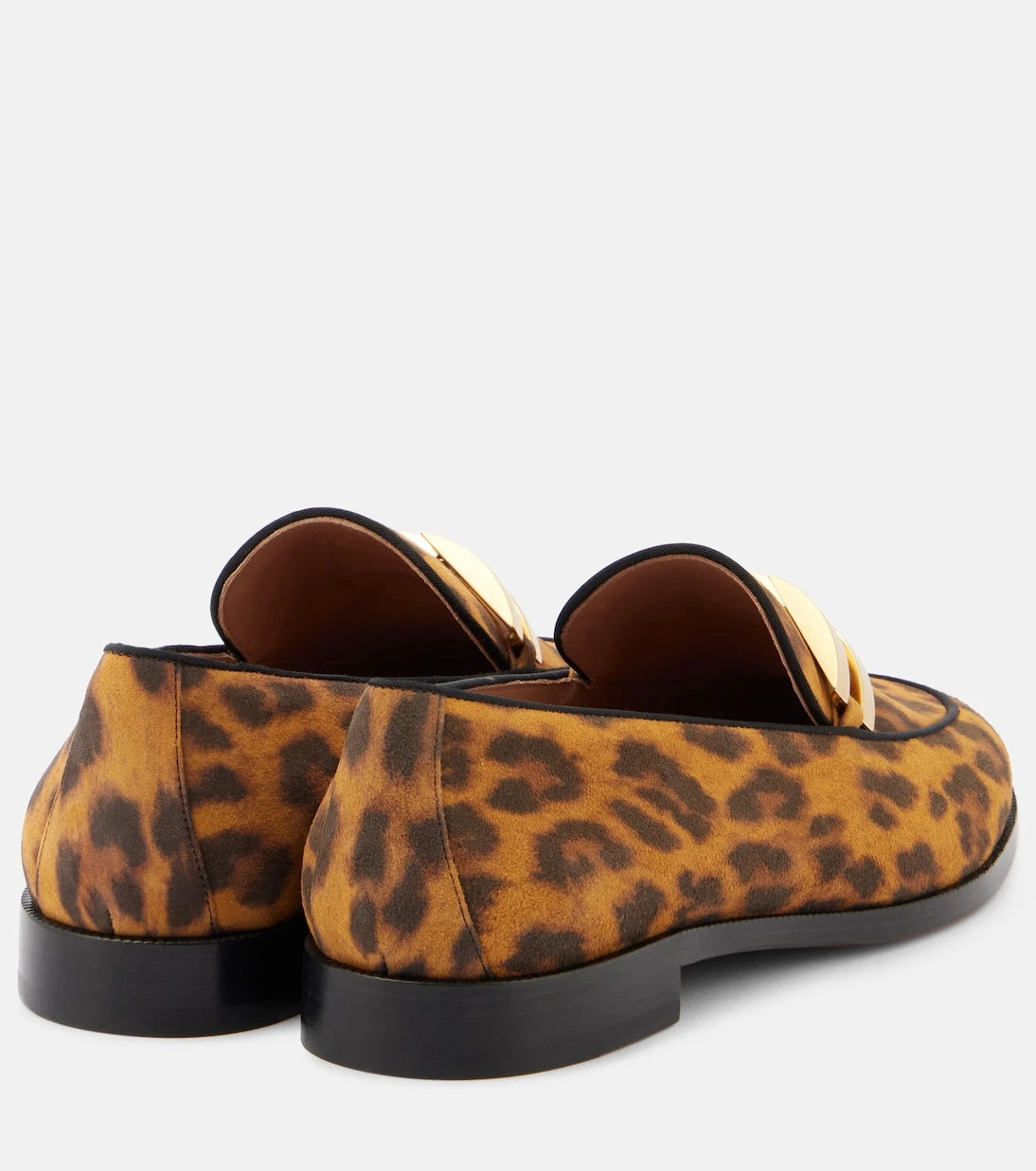 Aquazzura - Brandi leopard-print leather loafers