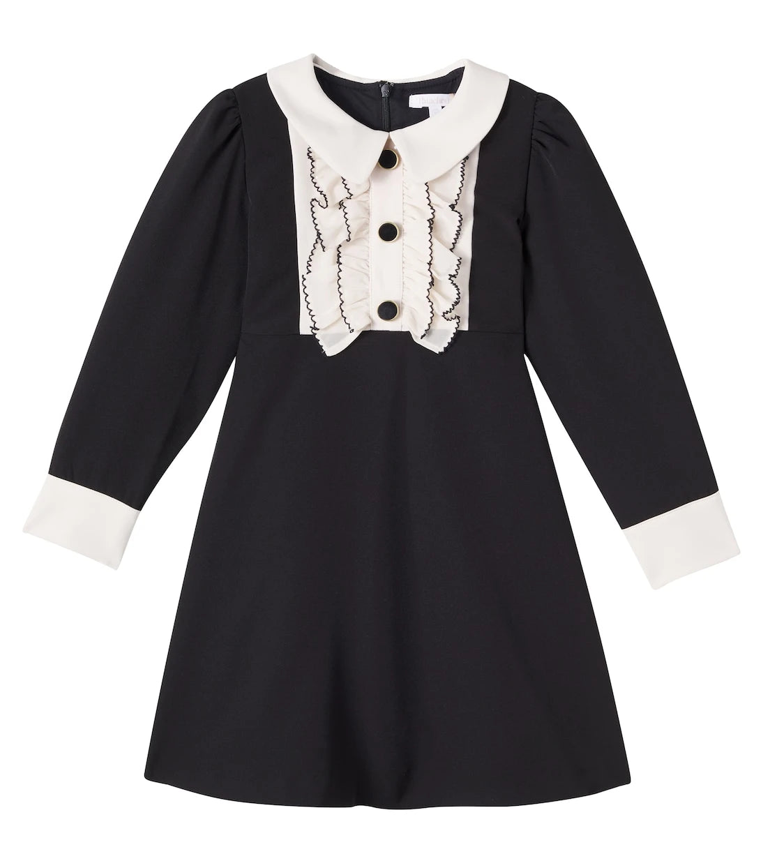 Patachou - Ruffled crêpe dress