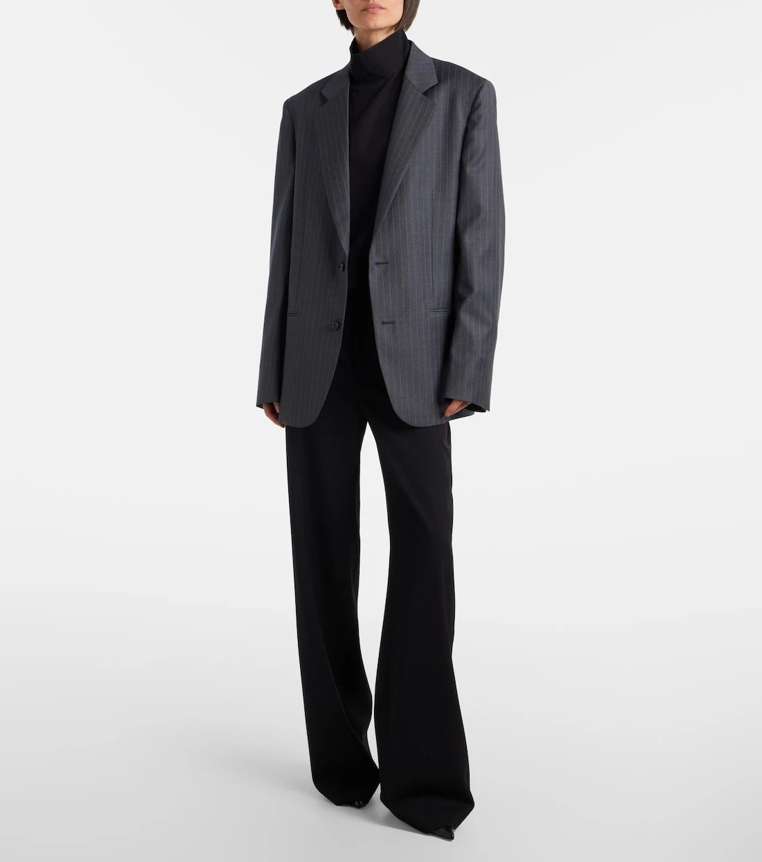 Gucci - Cotton-blend poplin turtleneck top