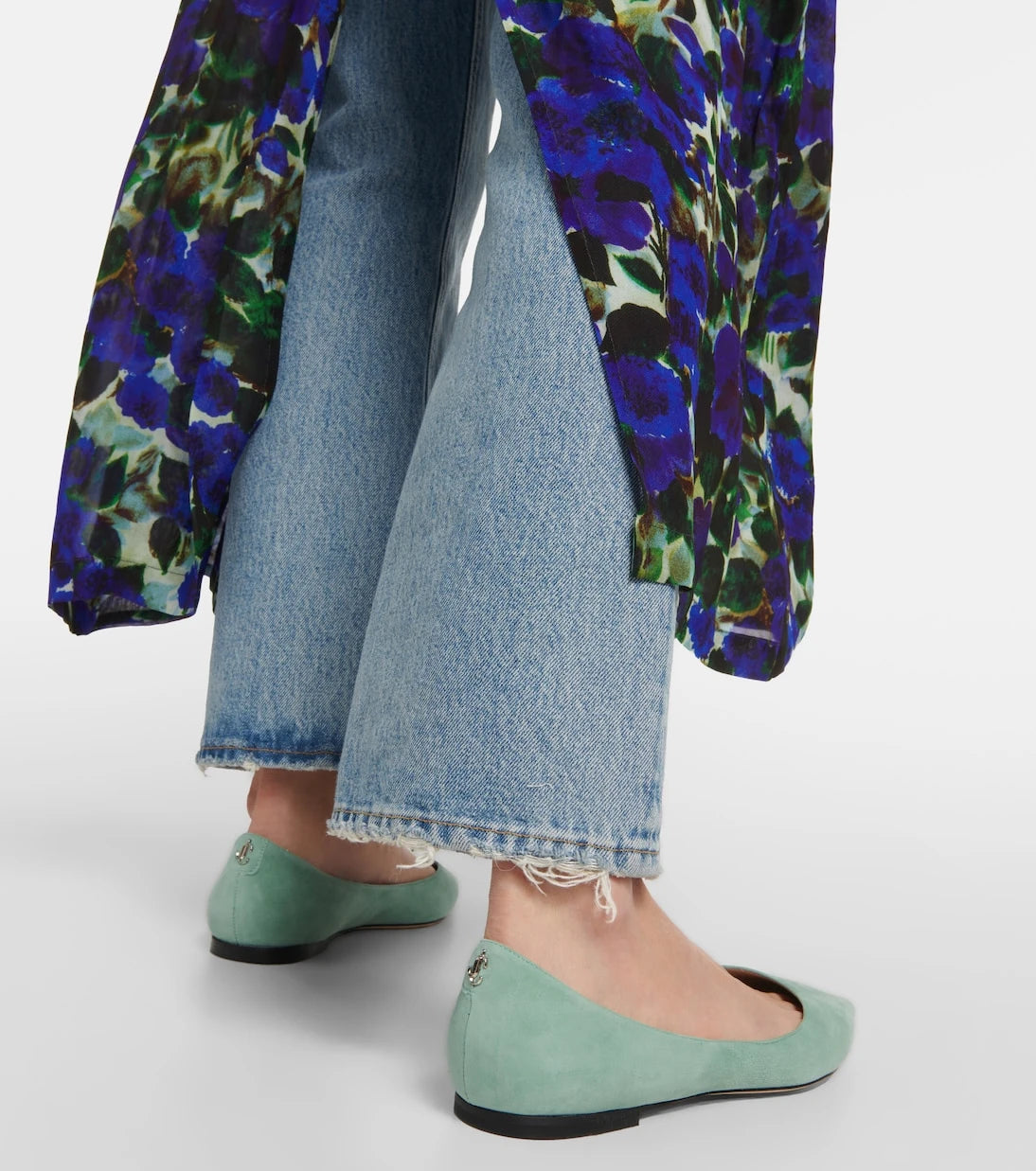Jimmy Choo - Love suede ballet flats