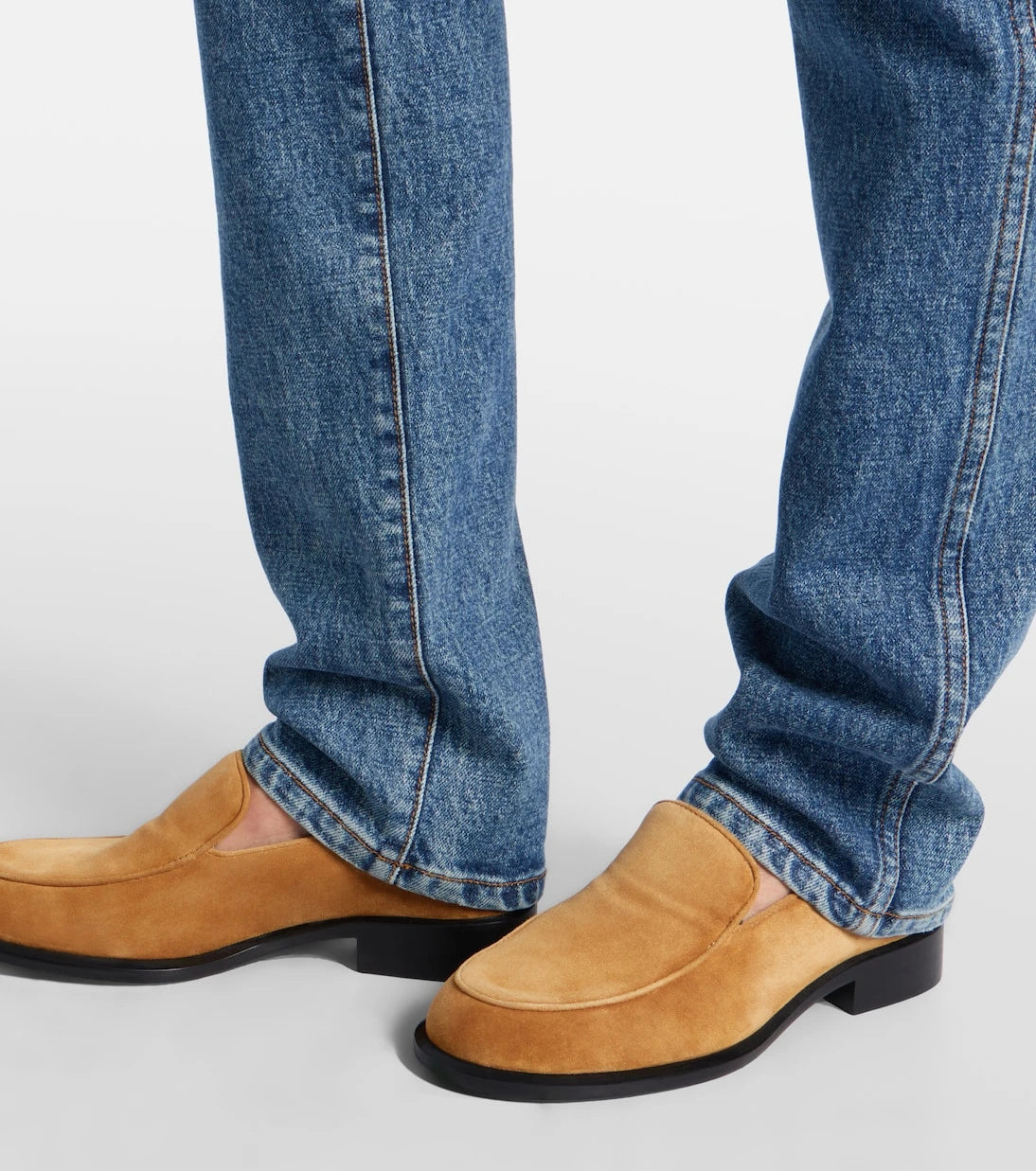 Khaite - Miles suede loafers