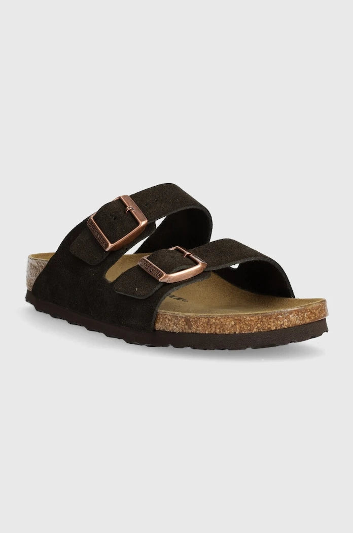 Велурени чехли Birkenstock Arizona