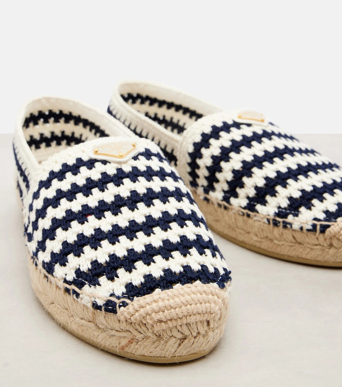 Prada - Crochet espadrilles