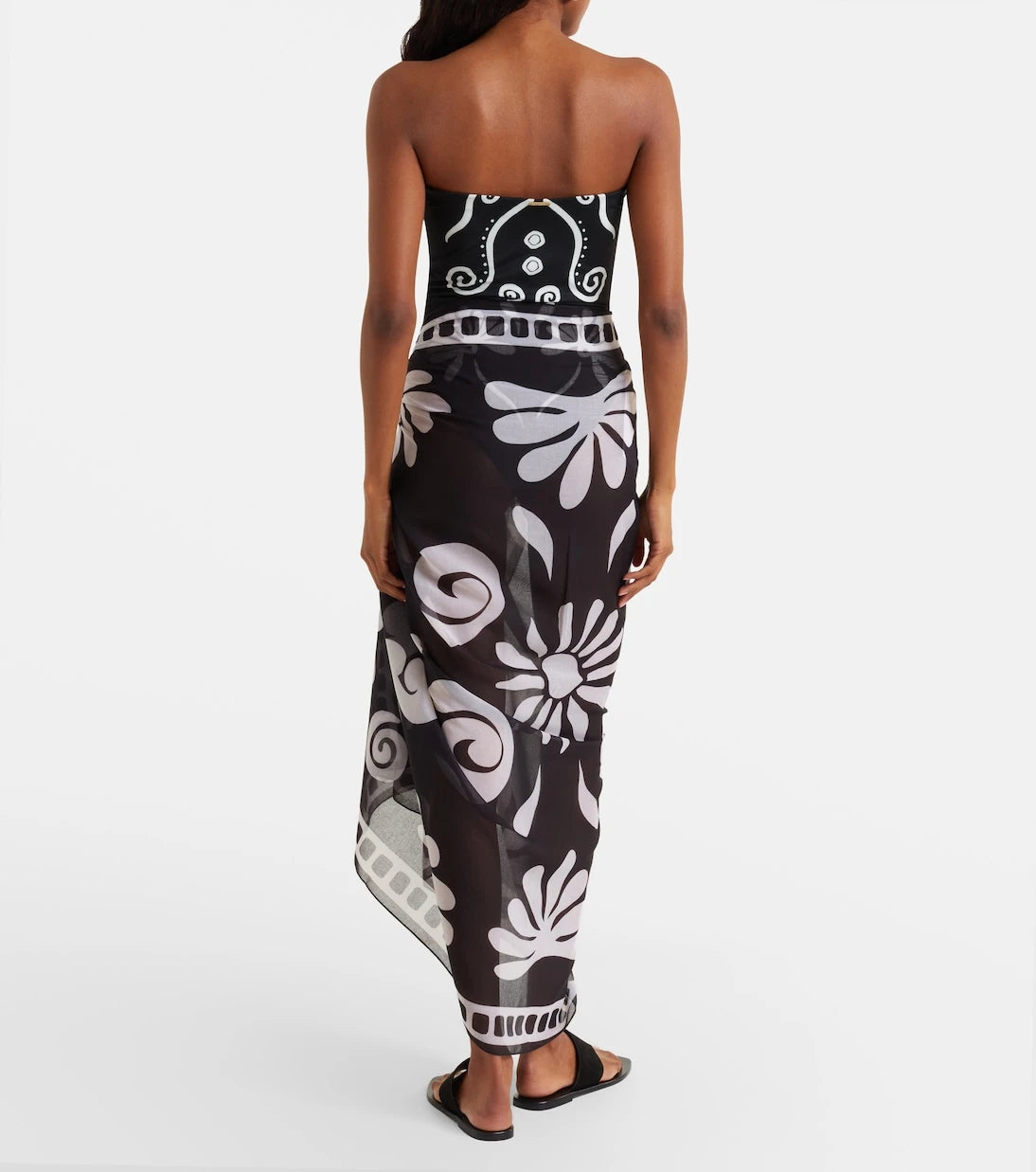 Cala de la Cruz - Luana printed beach cover-up