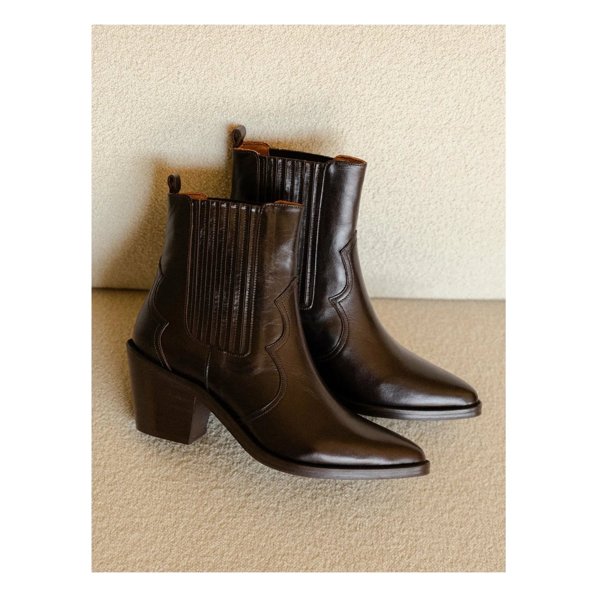 Bobbies - Dakota Boots Leather | Brown