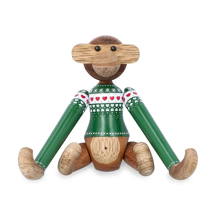 Декоративна фигурка Kay Bojesen Monkey Christmas Jumper 9,5 cm