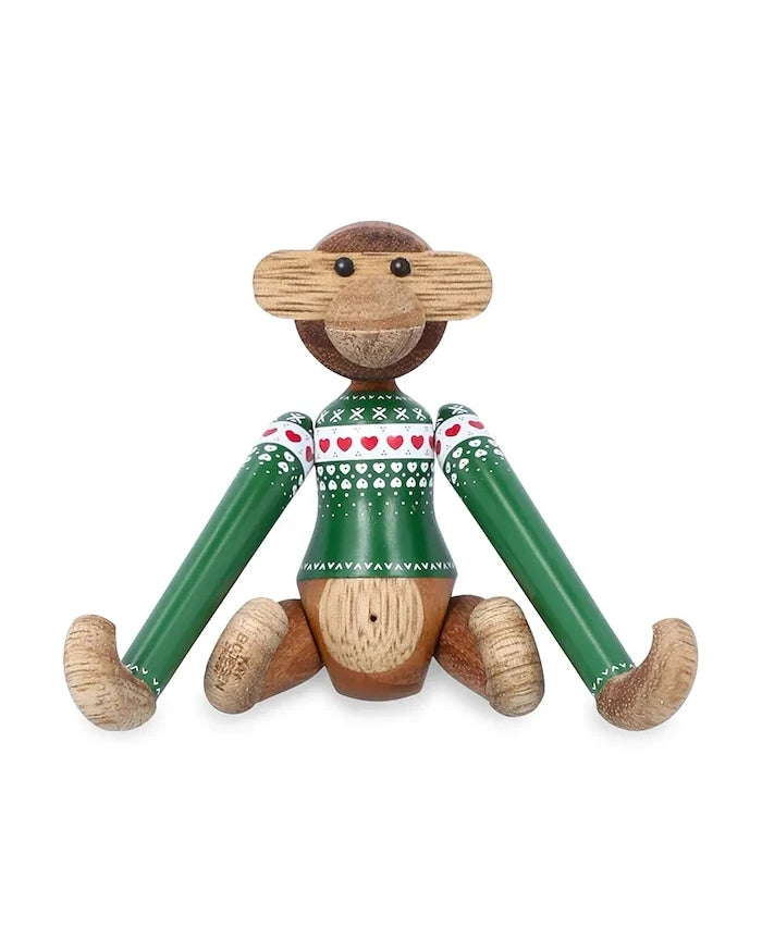 Декоративна фигурка Kay Bojesen Monkey Christmas Jumper 9,5 cm