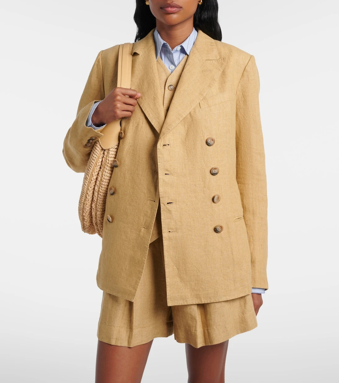 Polo Ralph Lauren - Double-breasted linen blazer