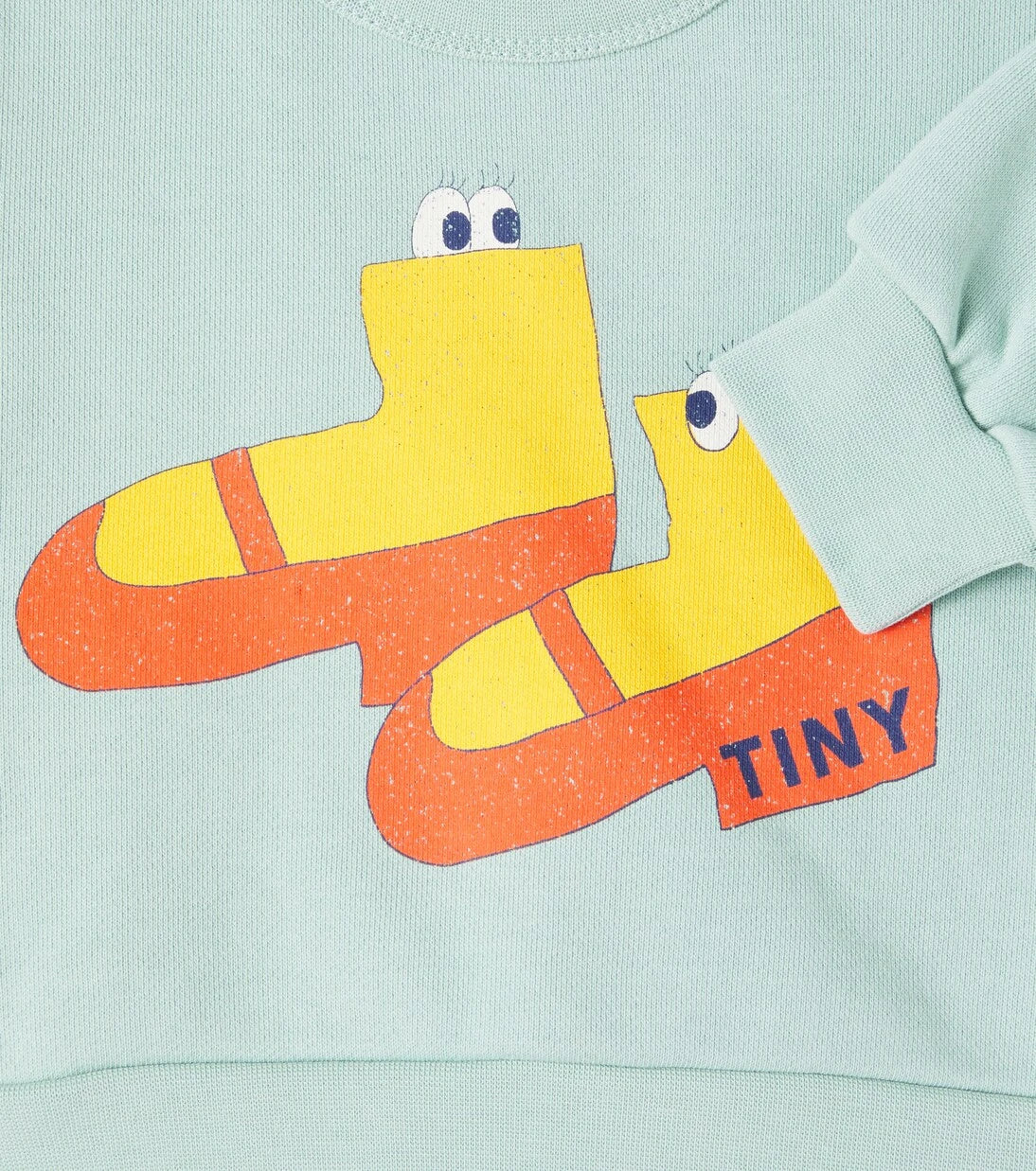 Tinycottons - سويت شيرت قطني مطبوع للأطفال Baby Walk