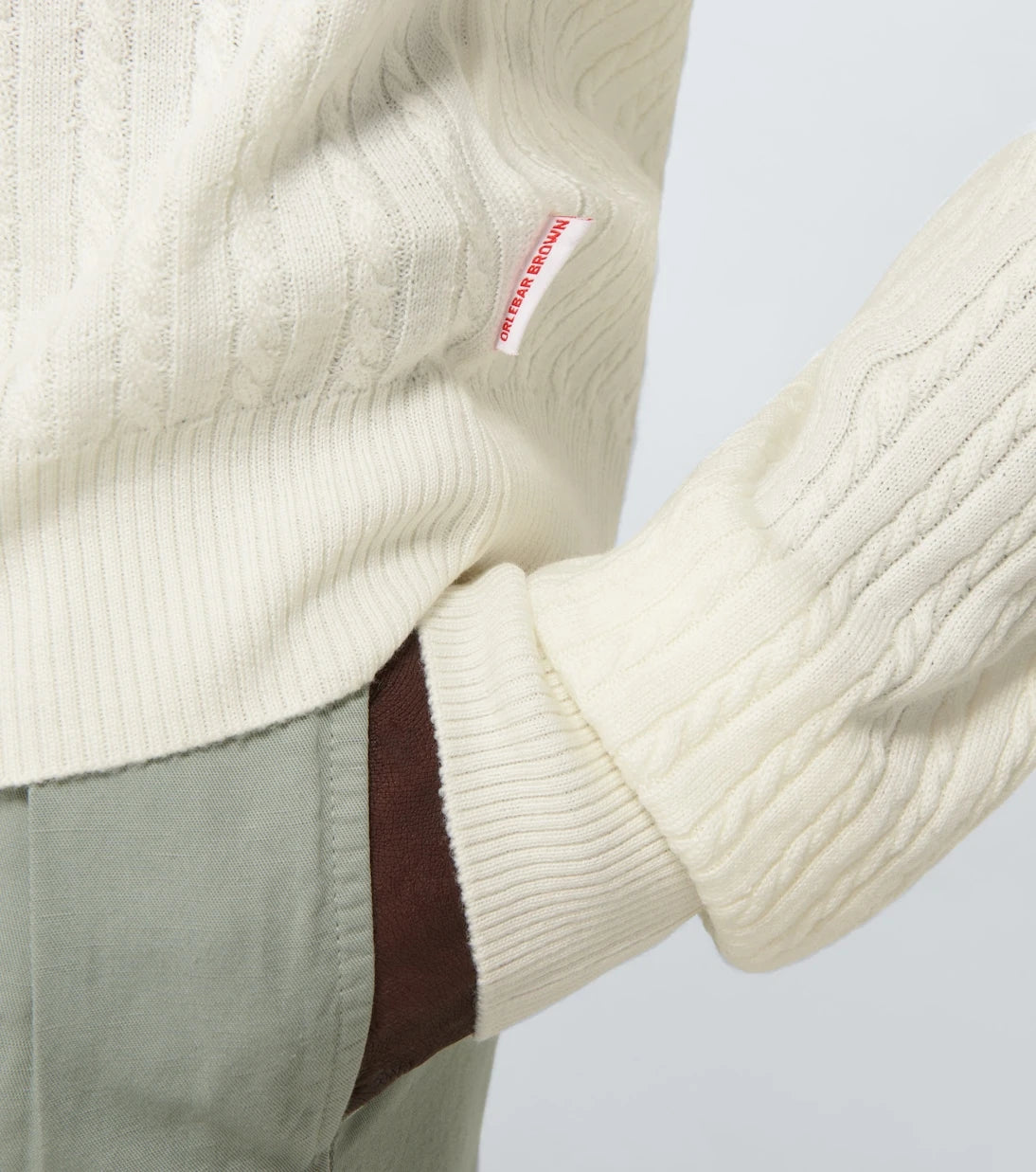 Orlebar Brown - Walden cable knit sweater