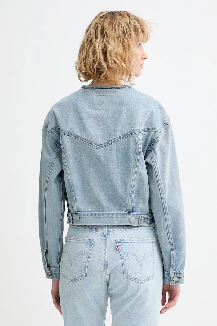 Дънково яке Levi's COLLARLESS SHRUNKEN 90S