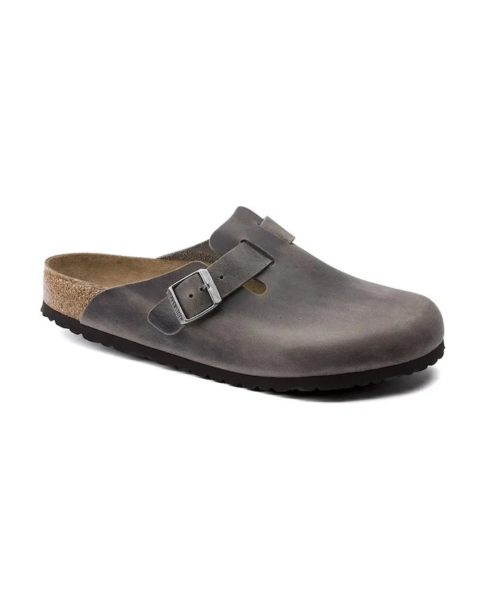 Birkenstock Erkek Deri Terlik Boston