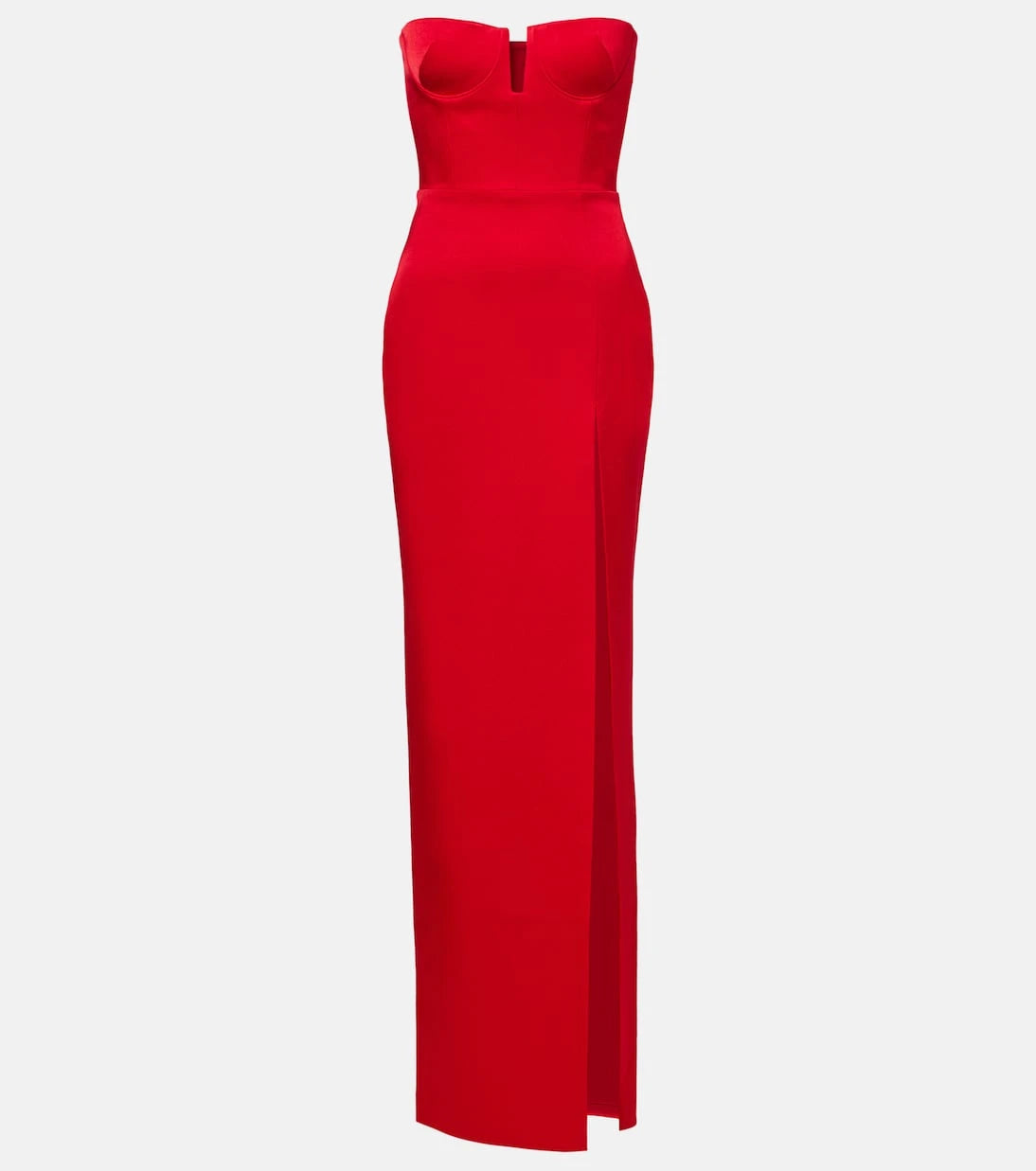 Alex Perry - Crêpe satin bustier gown