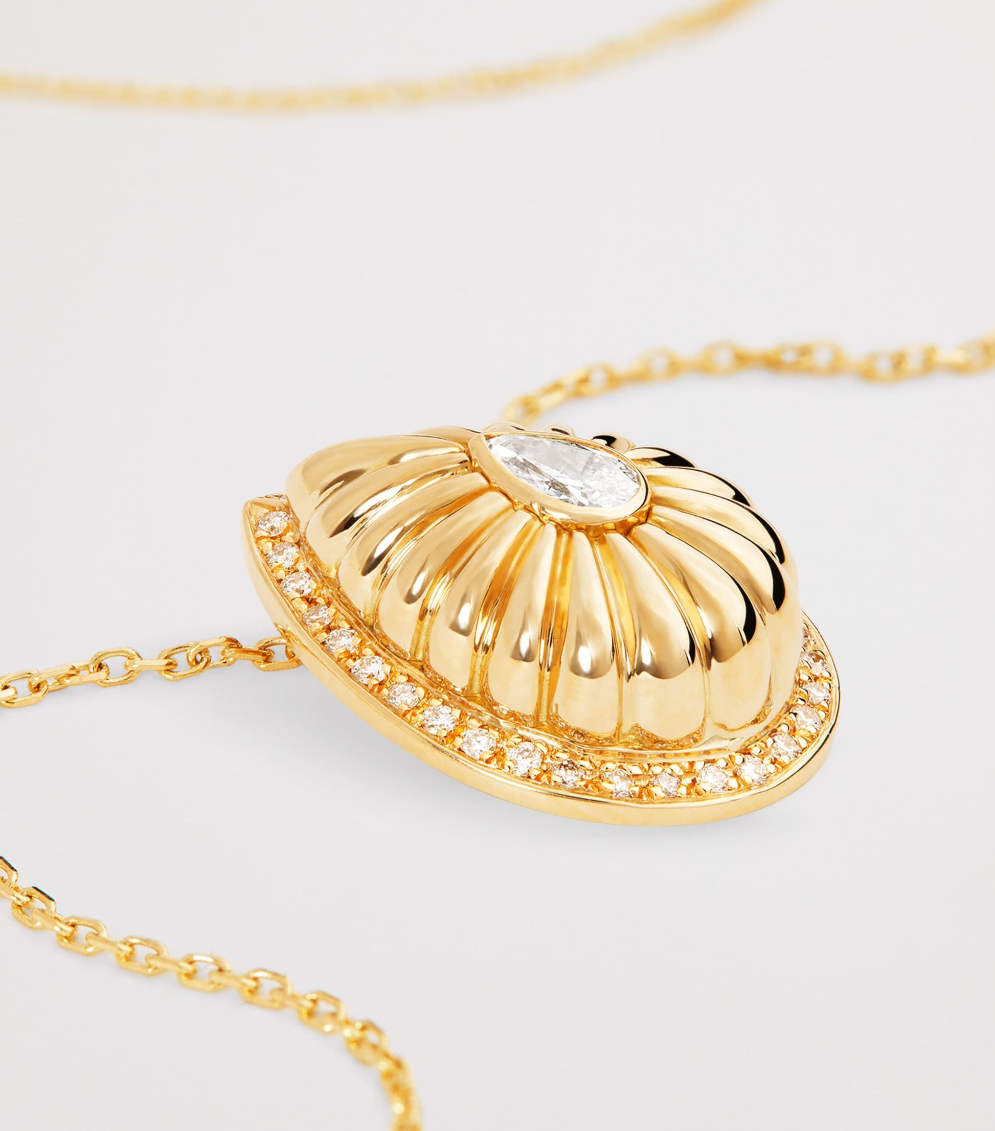 Yellow Gold and Diamond Bond Street Necklace