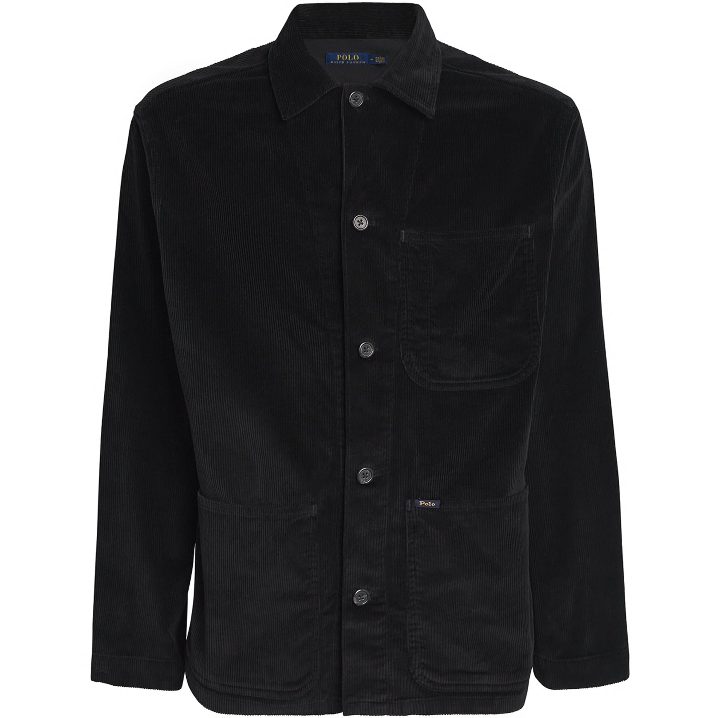 Polo Ralph Lauren Black Corduroy Utility Overshirt