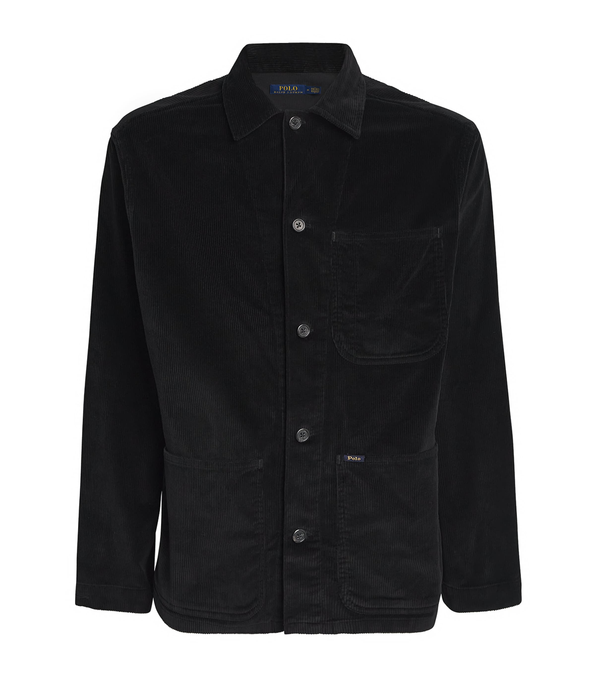 Polo Ralph Lauren Black Corduroy Utility Overshirt