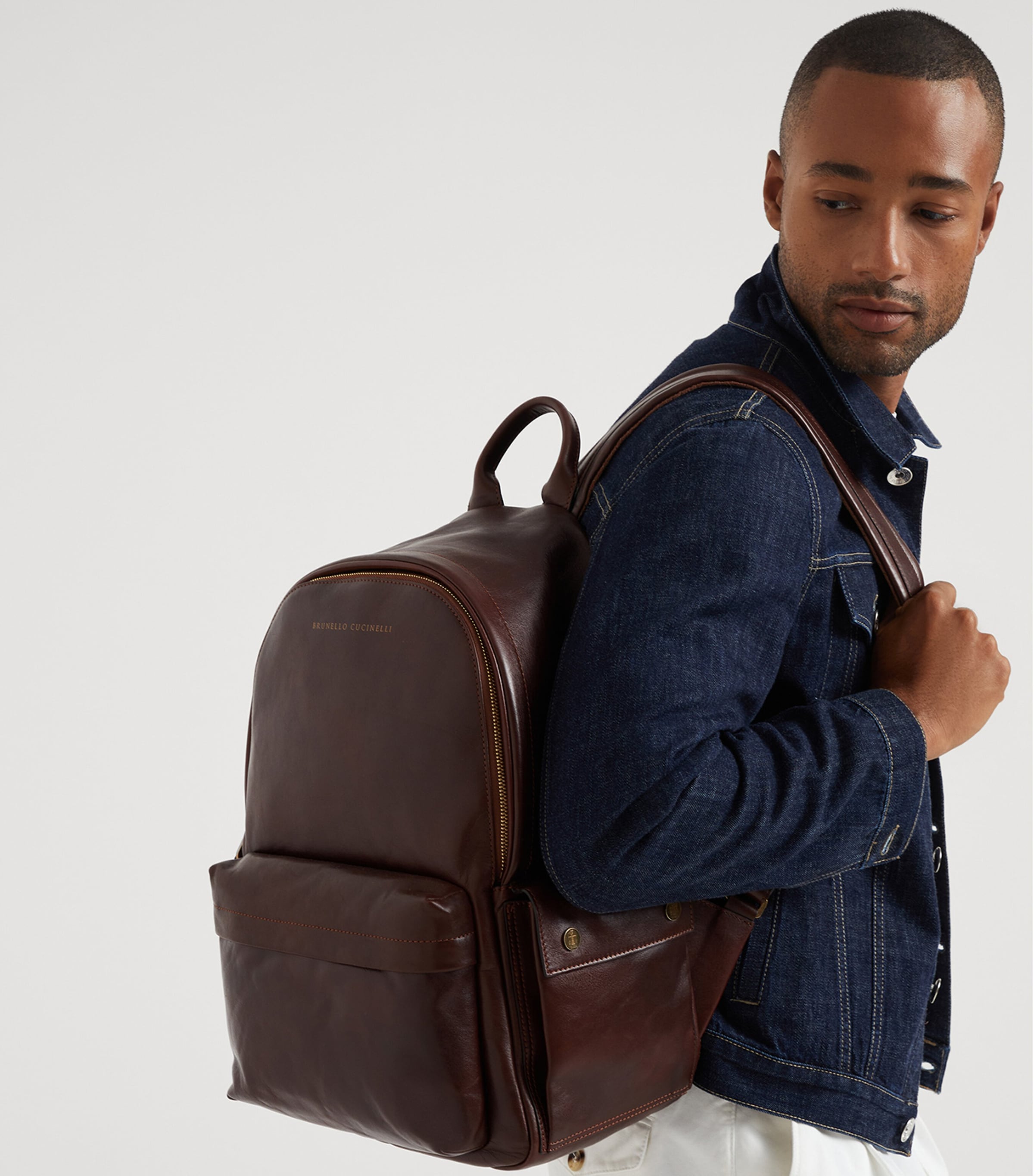 Brunello Cucinelli Calfskin Travel Backpack