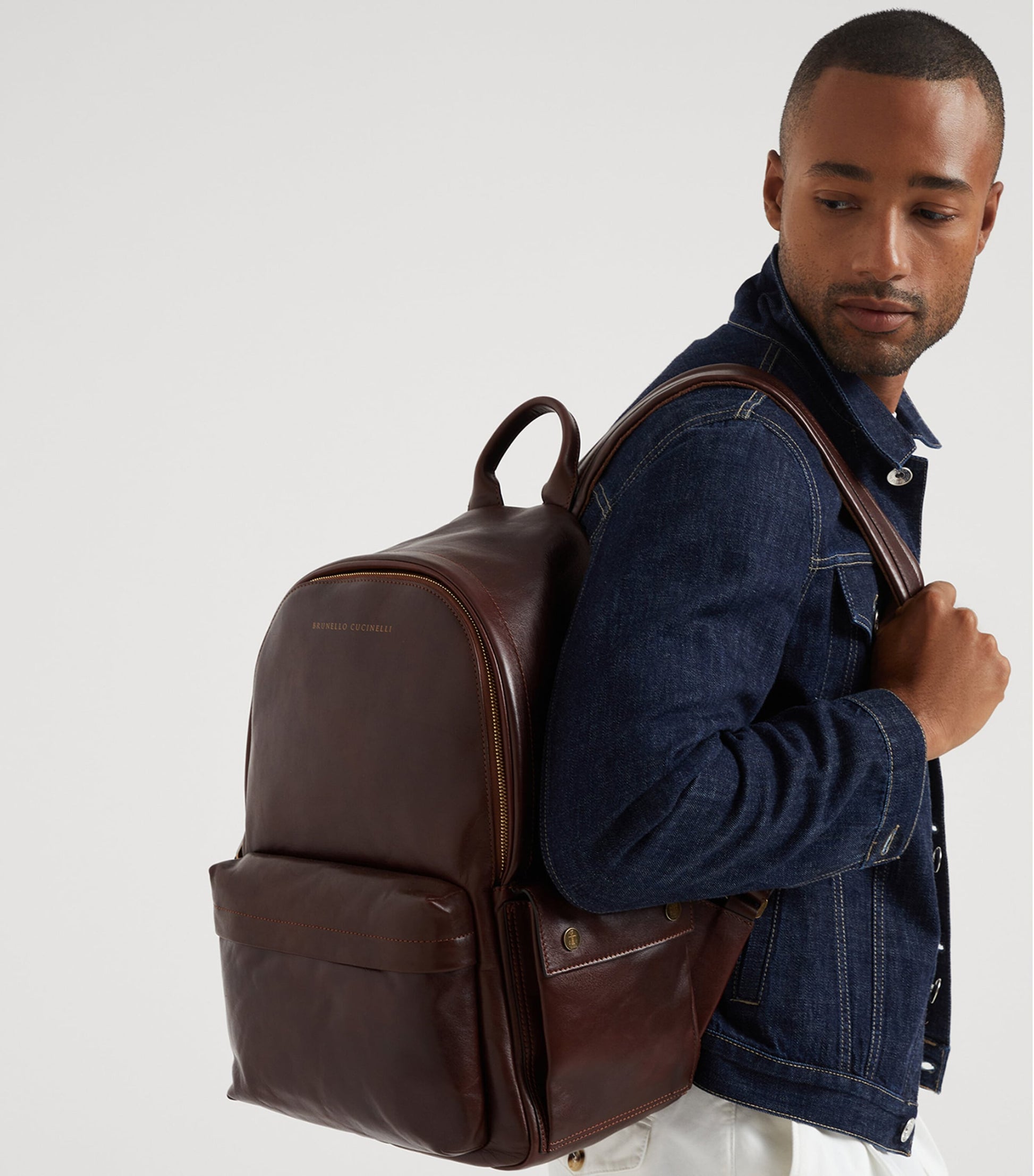 Brunello Cucinelli Calfskin Travel Backpack