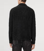 AllSaints Black Brushed Sonny Polo Sweater