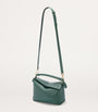 LOEWE Green Small Leather Puzzle Edge Top-Handle Bag
