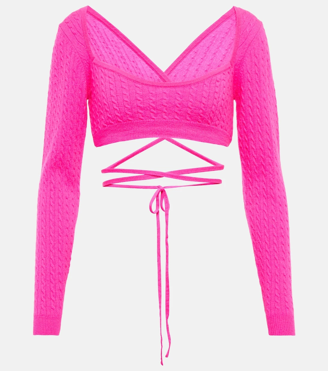 Patou - Cropped wool and cashmere sweater